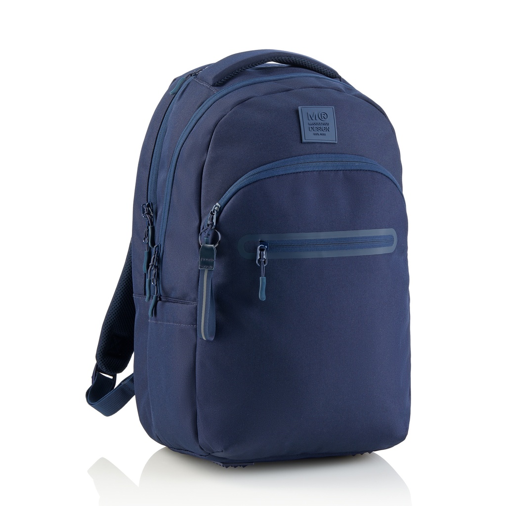 [MR19865] Mochila Triple Oslo Reciclada Raw Marino Miquelrius