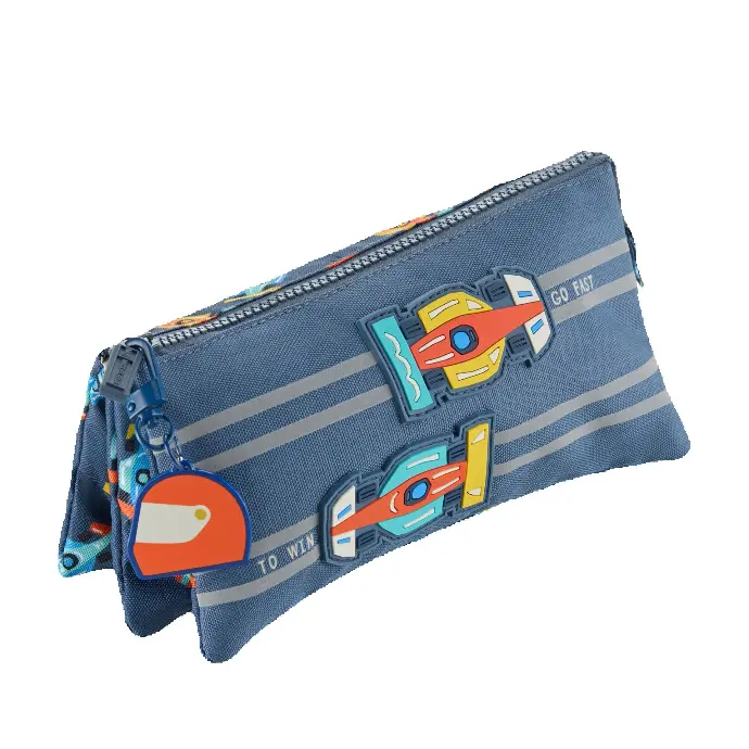 [MR19762] PORTATODO TRIPLE RECICLADO GRAND PRIX Miquelrius