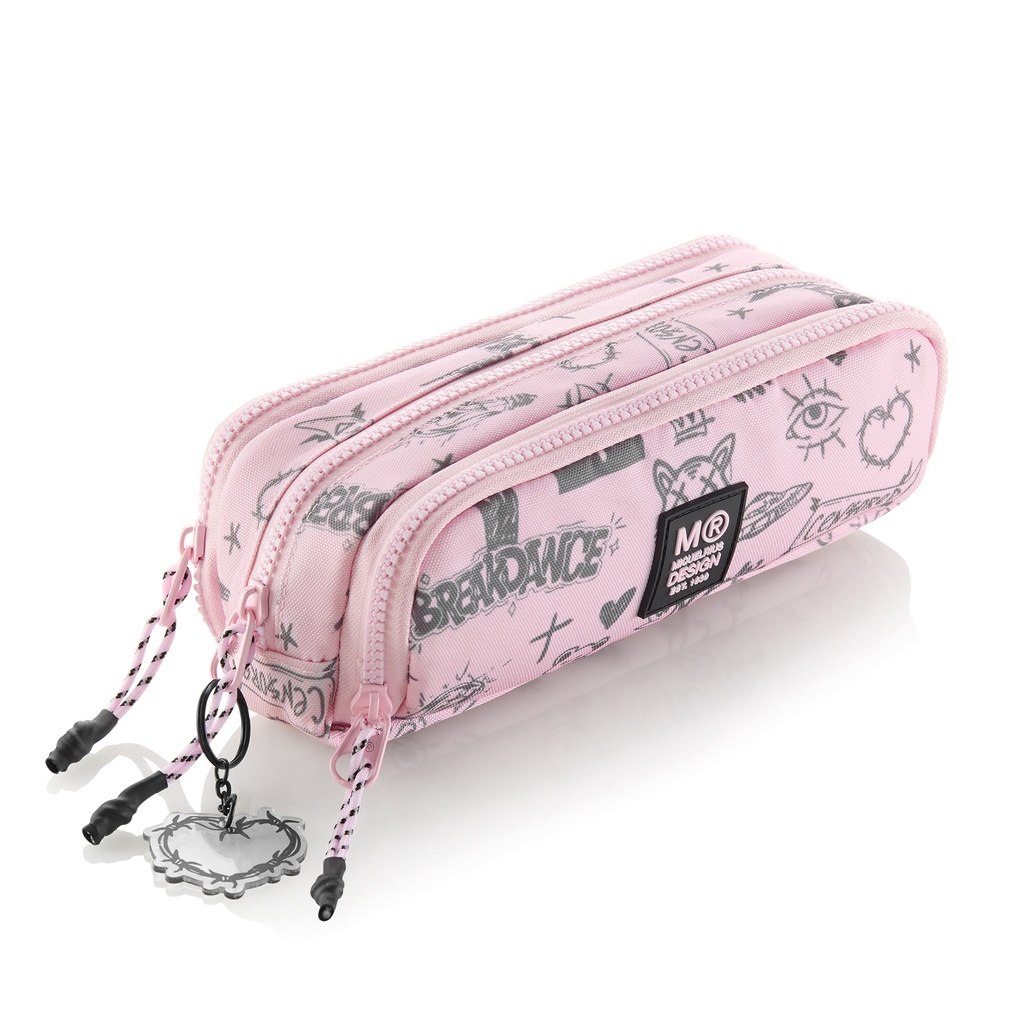 [MR19803] Portatodo Triple Organizador Reciclado Not Boring Rosa Miquelrius