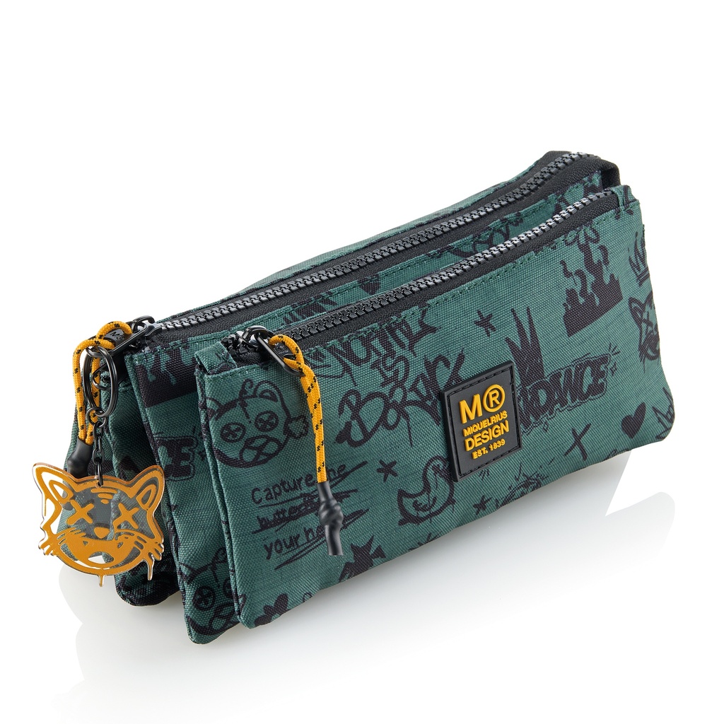 [MR19804] PORTATODO CUADRUPLE RECI NOTBORINGVERDE Miquelrius