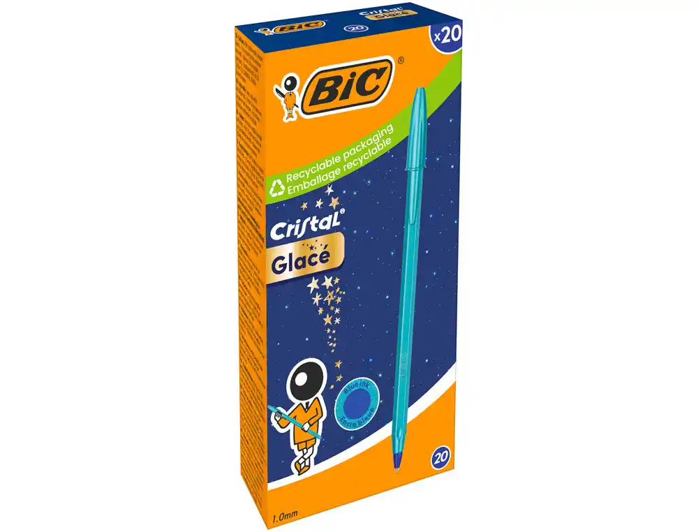 Boligrafo Bic cristal glace 1mm