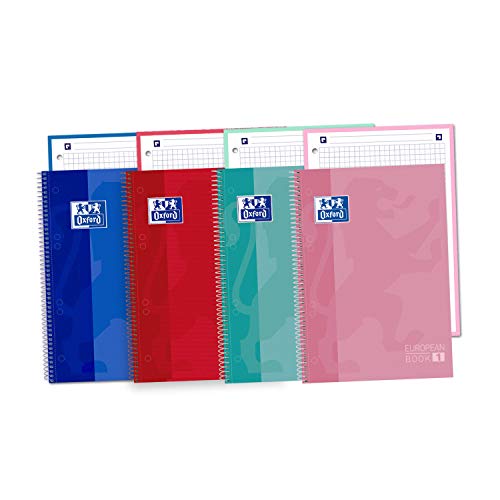 Cuaderno espiral 5X5 A4 90g 80h microperforado touch Oxford