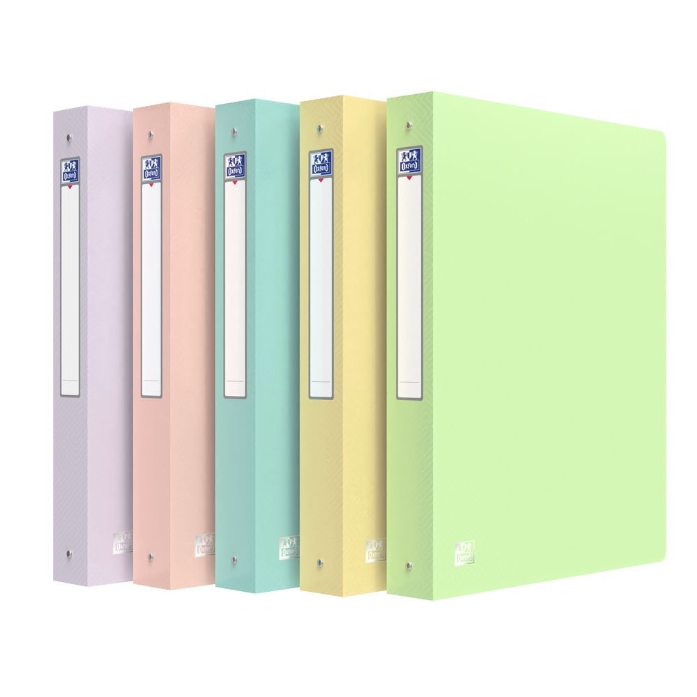 [400205731] Carpeta 4 anillas A4 L40mm T/P Urban colores pastel surtidos Oxford