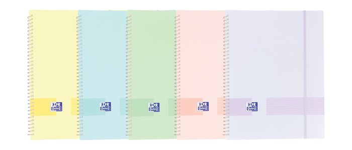 [400146218] Carpeta espiral 30 fundas A4 colores surtidos pastel Live&Go Oxford
