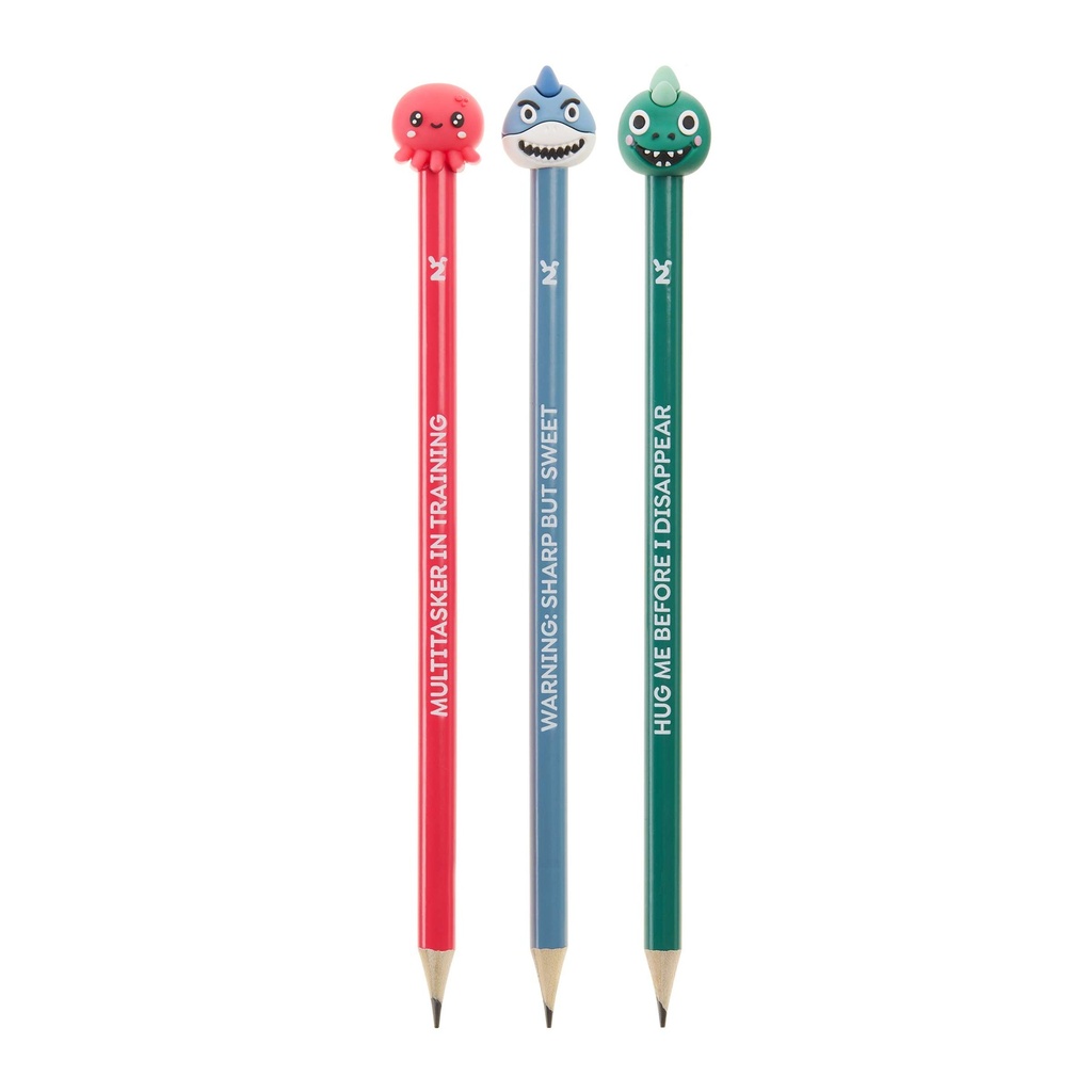[MR12085] Lápices HB Ocean Friends Back2Fun 3uds Miquelrius