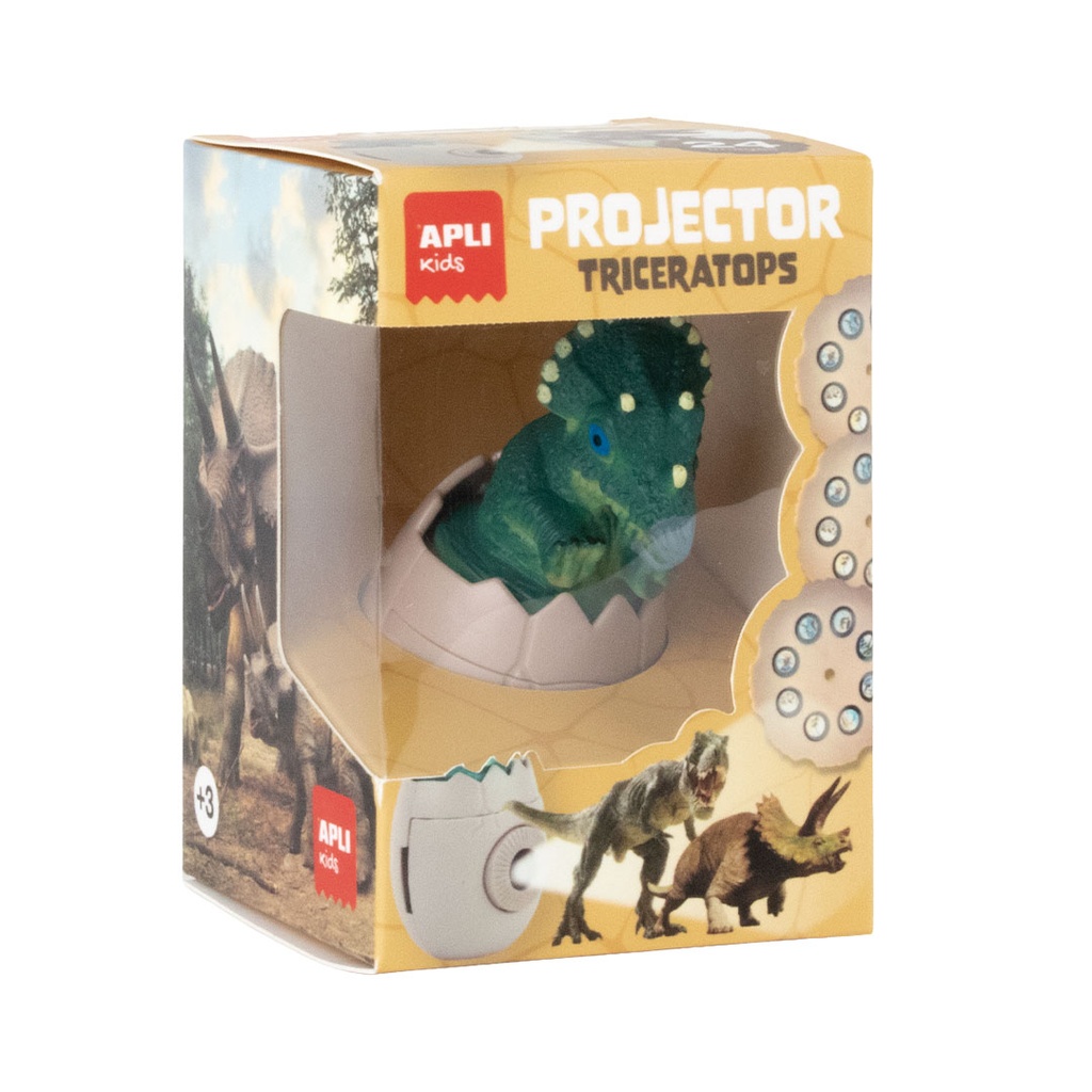 [20366] Proyector Dinosaurio Triceratops +3a Apli