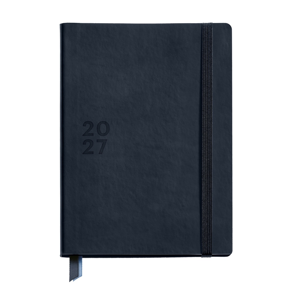 [MR22780] Agenda 2027, Día por Página Similar A5, Español, Azul Marino Miquelrius 