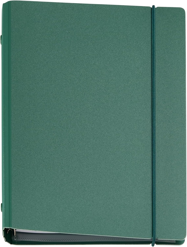 [MR24364] Agenda Anillas Plus Semana Vista Vertical Verde 2027
