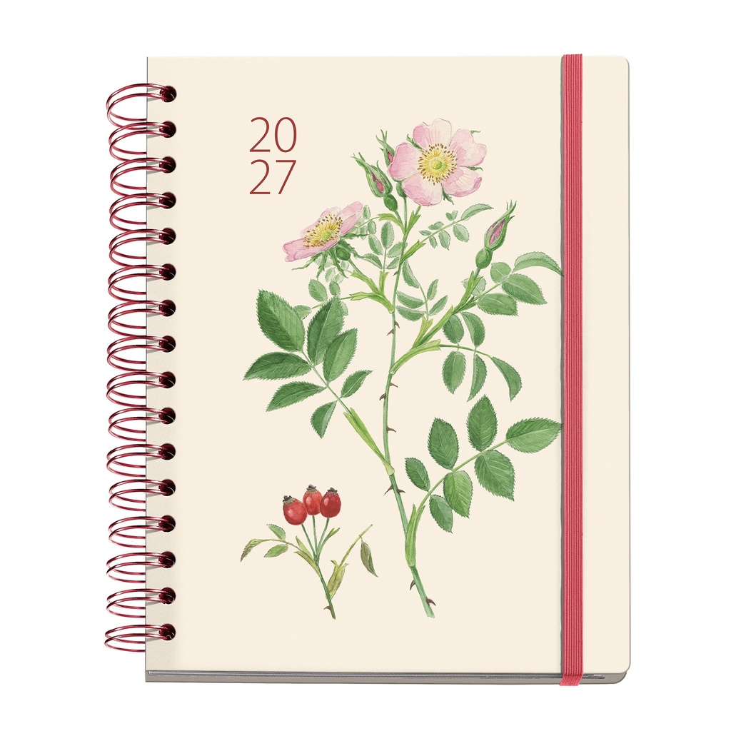 [MR34833] Agenda Plus Wire-O Día Página Rosae Entredos 2027