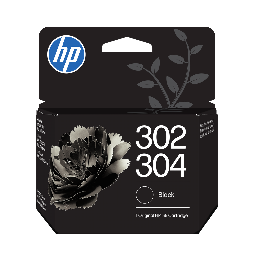 [B7RT7AE#LS1] Tinta HP 302 304 original B7RT7AE negra