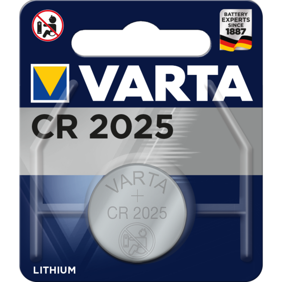 [6025112401] Pila CR2025 litio 3V Varta