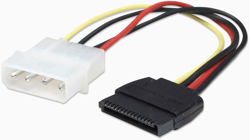 [342766] Cable energia SATA 4P Molex / 15P Sata 16cm