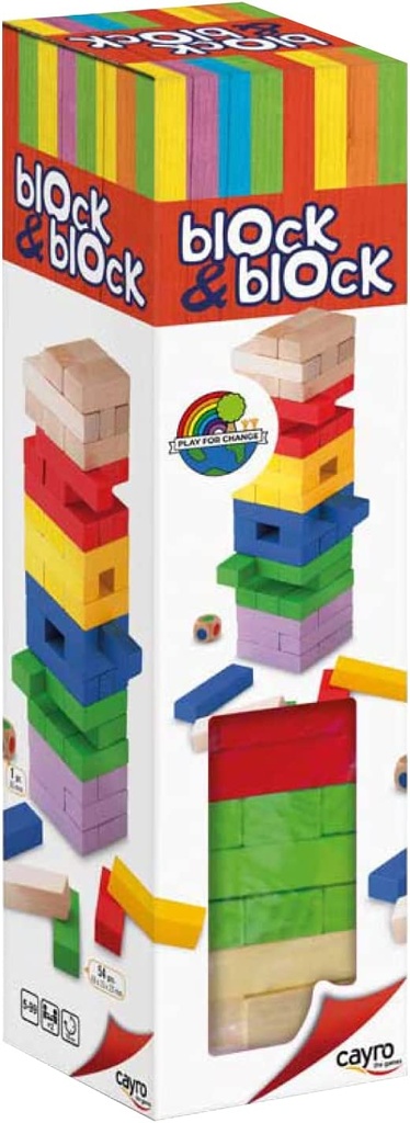 [859-422484] JUEGO BLOCK & BLOCK +5AÑOS CAYRO