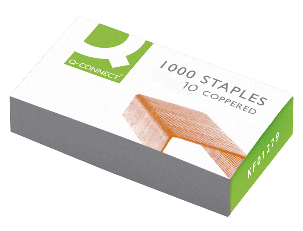 [KF01281] Grapas nº10 galvanizadas 1000uds Q-connect