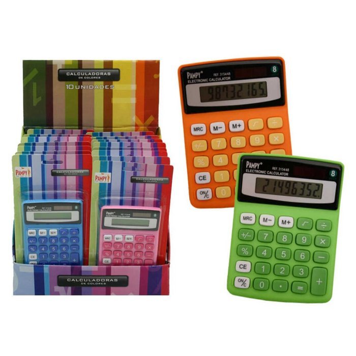 [315448] CALCULADORA PAMPY 8 DIGITOS COLOR
