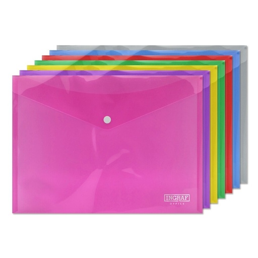 [318475] SOBRE BROCHE A4 PP SURTIDO CLUB