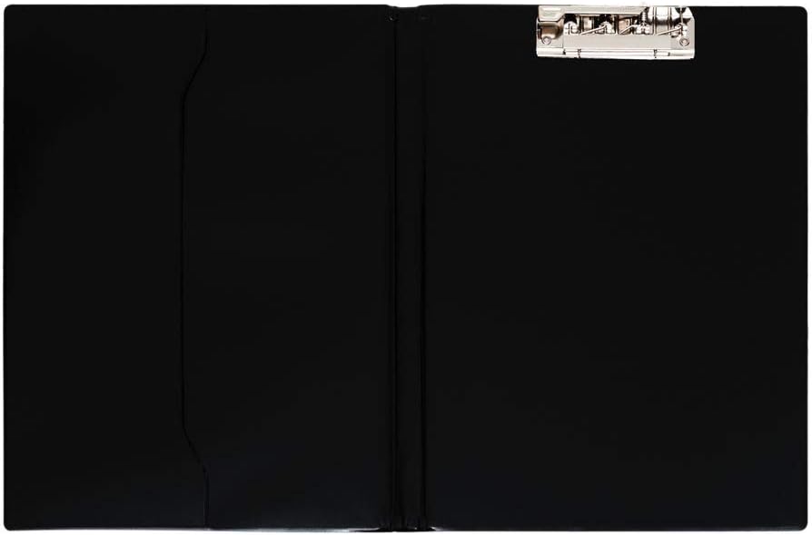[01570010] Portanotas con solapa Fº negro Grafoplas