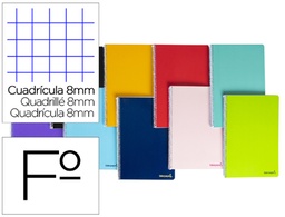 [BF08] Cuaderno espiral 8X8 Fº 60GR 80H T/B