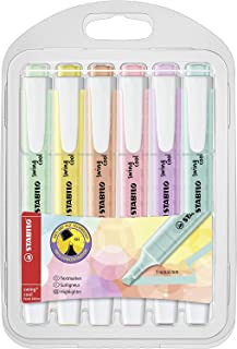 [275/6-08] MARCADOR FLUORESCENTE SWING COOL PASTEL 6U