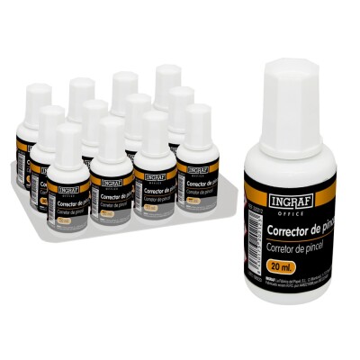[320212] Corrector Líquido Pincel 20ml OFFICE CLUB